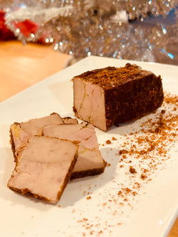 Pressé de foie gras, croûte de pain d'épice  170g